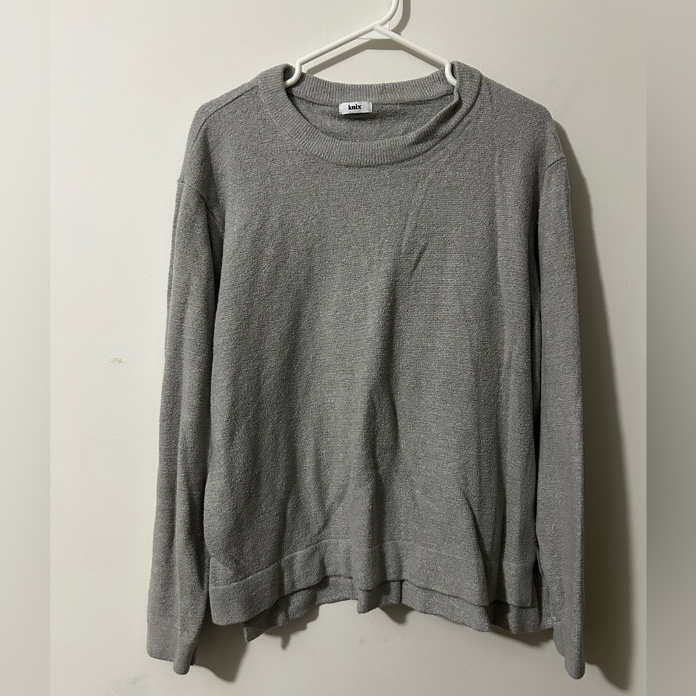 Knix  Long Sleeve Grey‎ Sweater